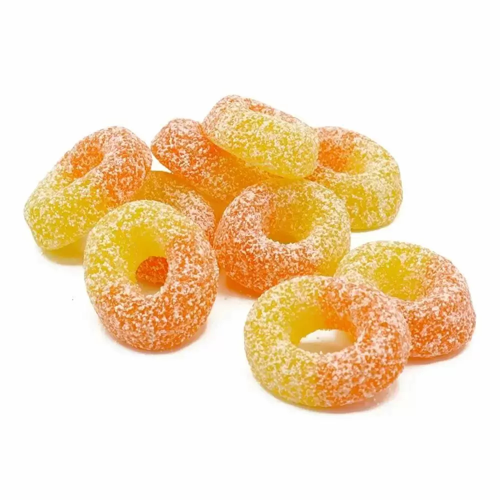 Peach Rings Fizzy Pick & Mix Sweets Kingsway 100g